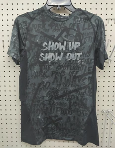 Under Armour Youth T-Shirt  Garcons Green/Black Size Different - Picture 1 of 2