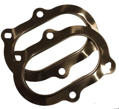 Pair 2006-2019 Chevrolet Corvette   Exhaust Manifold Pipe Gasket Repl OE 1527217 - Image 1 of 4