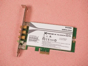 D-Link DWA-556 XTREME N PCIe Wireless Desktop Adapter Card Only - Picture 1 of 3