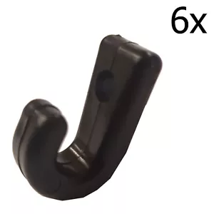 6 x KAYAK UNTERLEGHAKEN FESTBINDEN BUNGEE KORDHALTER Anhänger Marine Boot Kanu - Bild 1 von 1