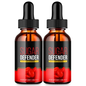 (2 Pack) Sugar Defender, Sugar Defender Blood Sugar Support Supplement (4oz) - Picture 1 of 3