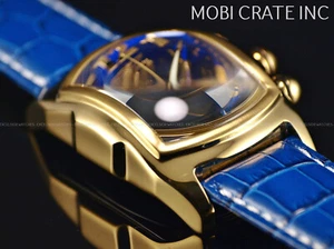 Rare 1st Gen. Invicta Men's Lupah Swiss ETA Quartz Chronograph Air Blue Watch - Picture 1 of 11