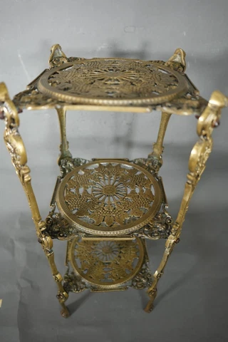Antique Moorish Moroccan Islamic Solid heavy Copper Ornate Hand Hammered Vase Cover