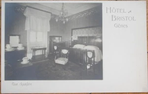 Genua Genua Gene, Italien 1910 Rppc Werbepostkarte, Hotel Bristol Interieur - Bild 1 von 1