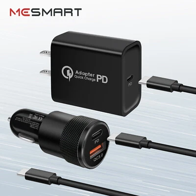 Fit Google Pixel Fold 7a 7 6 Pro Fast USB C Car Wall Charger Type C Cable Cord - Image 1 of 4