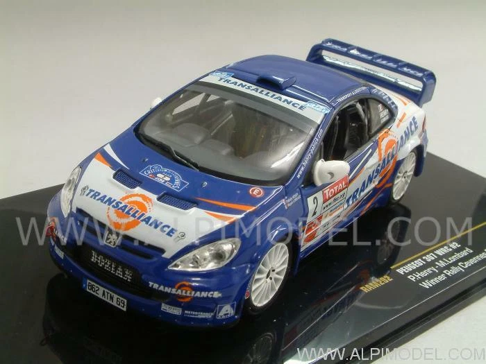 Peugeot 307 WRC Winner Rally Cevennes 2007 Lombard-Henry 1:43 IXO RAM292 - Immagine 1 di 1