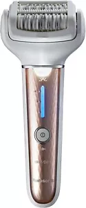 PANASONIC Cordless Wet/Dry Dual Disc Epilator 90° Pivot Head 9-Piece Kit Rose - Picture 1 of 11