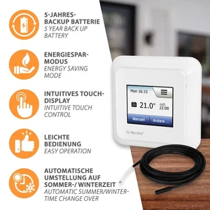 OCD5 OJ Electronics Digitales Thermostat Fußbodenthermostat Raumthermostat Touch - Bild 1 von 9