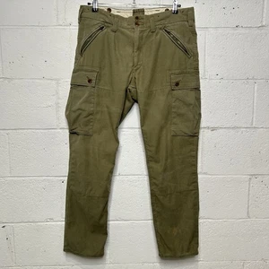 Pantalones de Campo Militar Polo Ralph Lauren Elastizados Carga “Olive” 34x30 Usados - Imagen 1 de 9