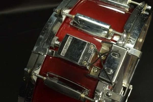 Yamaha Recording Custom Snare 14x5.5" Wine Red Birch Power Hoop Used - Picture 1 of 9