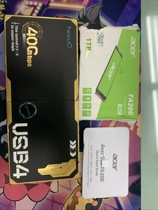 FA200 NVMe Gen4 SSD 1TB, PCIe 4.0, M.2 2280, + Newq Case - Picture 1 of 3