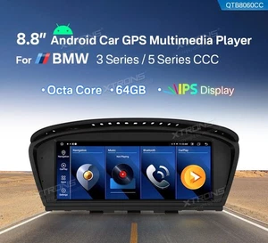 XTRONS QTB8060CC AUTORADIO GPS BMW 3er 5er E90 E60 Android 14 CCC 8,8" WLAN - Bild 1 von 16
