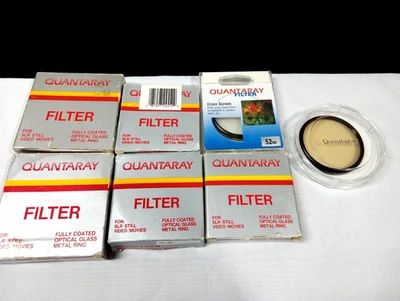 Quantaray Camera Filters Assorted Lot Of 7 Total - Image 1 of 3