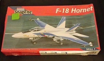 Monogram SnapTite F-18 Hornet Plastic Model Kit 1103 NOS Factory Sealed 1995 - Image 1 of 4