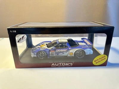 Autoart Honda NSX Raybrig 2004 JGTC 1/18 Blue Racing Car #100 in scatola - Immagine 1 di 4