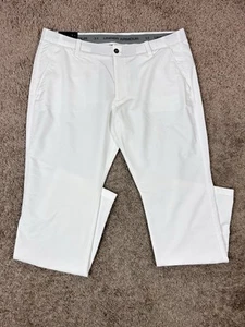 NEW Under Armour Golf White Tapered Stretch Match Play Pants Men’s Size 42 x 34 - Picture 1 of 6