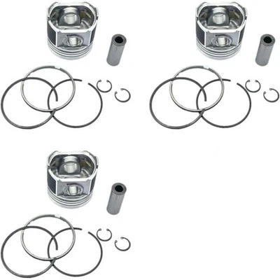 3PCS STD Piston Ring Kit Set 82mm 15201-21110 For Kubota V1702 V1702B Engine - Image 1 of 3