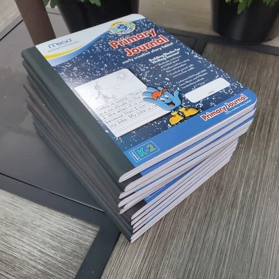 Lote de 12 cuadernos de composición de escritura primaria de hidromiel 100 hojas/200 páginas Foto 1 de 4