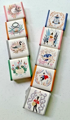 Jabones de grosella de arándano Mistral Francia 1,59 oz ea 9 de 12 días de Navidad nuevos Foto 1 de 4