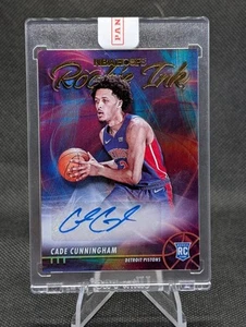 2021-22 NBA Hoops Cade Cunningham Rookie Ink Autograph Auto Card #RI-CC - Bild 1 von 2