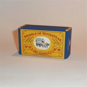 Matchbox Lesney Yesteryear 12 a Horse Drawn London Bus C Style Repro Box - Picture 1 of 5