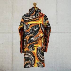 Pretty Green x Smiley Zip Thru Lava Print Poncho Size Medium New With Tags - Imagen 1 de 23