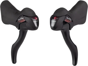 Shimano Tourney A070 A073 7-Speed Double STI Lever Set Includes Derailleur Cable - Picture 1 of 3