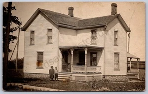 K32/ Brockport New York RPPC Postcard c1910 Monroe County Starker House 19 - Imagen 1 de 4