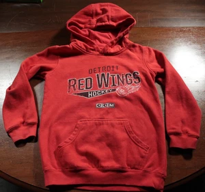 Sudadera con Capucha Detroit Red Wings Juvenil S 8 CCM Sudadera con Capucha NHL Hockey Niños - Imagen 1 de 4