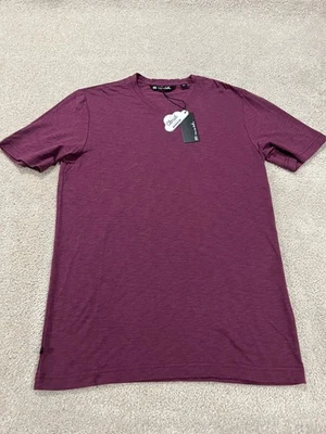 Travis Mathew Shirt Mens Small Cloud Tee Lightweight Quick Dry Performance Red - Image 1 of 4