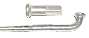 US made Stainless 18" SPOKE SET for 1936 up Harley Spool Hub to Kelsey-Hayes Rim - Picture 1 of 6