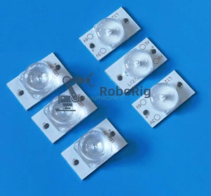 10PCS 3V SMD Lamp Beads with Optical Lens Fliter for 32-65 inch Repair LED TV - Picture 1 of 1