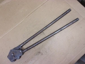 High Tension Sealer 1 1/4" Steel Strapping Banding Tool Crimper Band Strap Clip - Picture 1 of 9