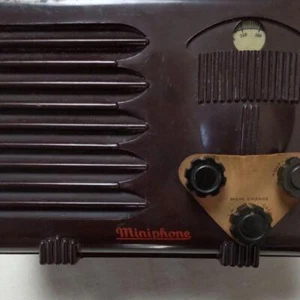 Minipnone Vacuum Tube Radio Early 1940s Antique Retro Vintage JAPAN JP - Picture 1 of 8