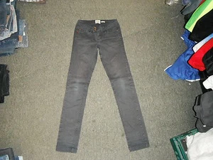 River Island Slim Leg Size 6 Leg 30" Faded Dark Blue & Red Dot Ladies Jeans - Picture 1 of 4