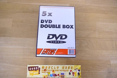 ENTOS DVD Double BOX Leerhüllen / Empty Cases - 5-Pack - SEALED | NOS - Bild 1 von 4