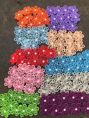 100 Pcs Paper Quilling Flower Party Wedding School Craft New Item Card Scrapbook - image 1 of 4