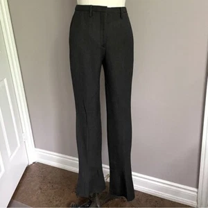 Pantalones acampanados Prada gris carbón lana sarga bebé campana - 38EU / 4-6US, Italia 🇮🇹 - Imagen 1 de 13