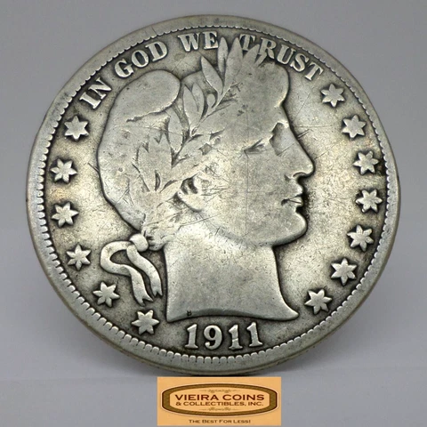 1911 Barber Half Dollar - #C29394NQ Cover