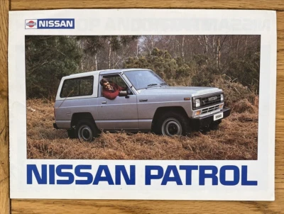 Nissan Patrol UK Market Sales Brochure 1984 - Image 1 of 4