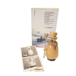 Rauchermannchen Nachtwachter Night Watchman Incense Burner Smoking Man Lufthansa - Picture 1 of 19