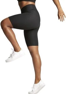 Yummie 274635 Women's Mel Cotton Stretch Shaping Biker Short, Black, Small - Picture 1 of 3
