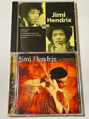 JIMI HENDRIX S/T CD RARE +BONUS Live At Woodstock 2 CD SET !!! - Image 1 of 2