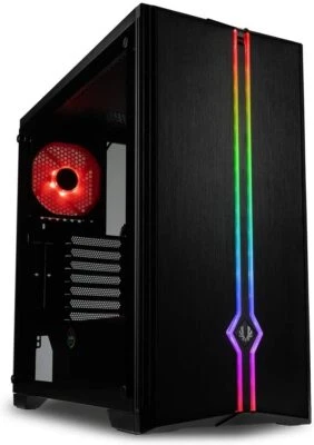  BITFENIX Saber Mid-Tower Gaming Computer Case with Tempered Glass Panel - Image 1 of 4
