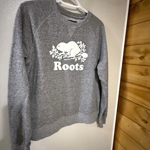 Roots Salt and Pepper Crew Sweatshirt Women's Size S - Picture 1 of 9