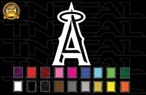 Anaheim Angels Decal Sticker Vinyl Team Logo Car Truck Window Wall Decor - Picture 1 of 2