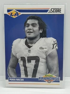 Puka Nacua The Franchise 2024 Score Fußball Nr. 19 - Bild 1 von 2