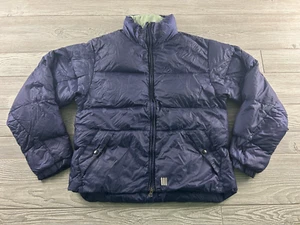 Burton Snowboards Damen Gr. Medium blau Daunenfüllung isoliert gefütterte Jacke Mantel - Bild 1 von 10
