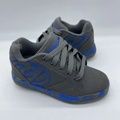 Heelys Propel 2.0 Youth Size 2 Roller Skate Shoes 770809 Blue Gray Camo Sneakers - Image 1 of 4