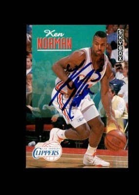Ken Norman 1992-93 Skybox Clippers authentic autographed card - Image 1 of 2